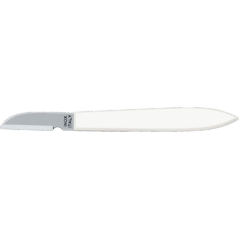 MAC Coltellerie DS14W stainless steel blade with white handle, professional kitchen knife