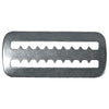 MAC Coltellerie stainless steel friction plate with serrated edges for rope and webbing tensioning systems