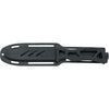 MAC Coltellerie tactical knife black sheath with drainage holes and belt attachment system