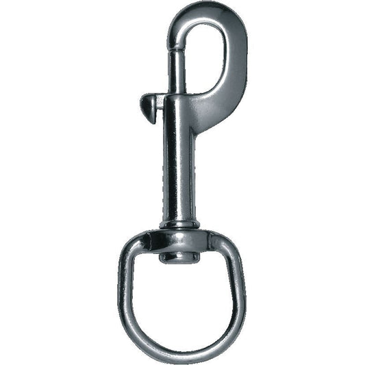 MAC Coltellerie tactical swivel snap hook, gunmetal finish with rotating mechanism