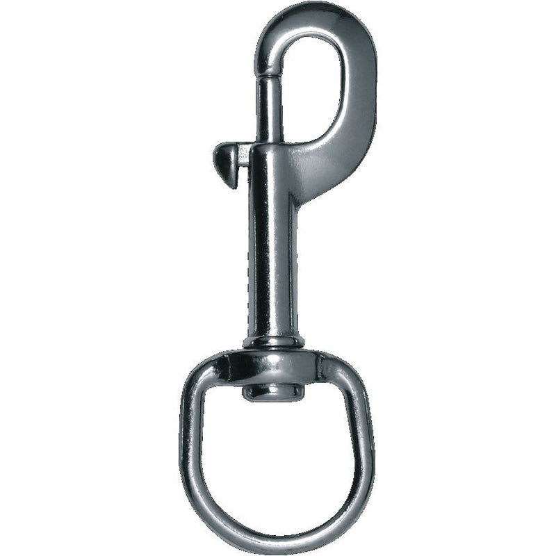 MAC Coltellerie tactical swivel snap hook, gunmetal finish with rotating mechanism