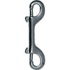 MAC Coltellerie double-ended snap hook with swivel eyes on both ends, ideal for connecting chains and rigging hardware