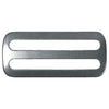 MAC Coltellerie adjustable friction plate with dual slots for variable rope diameter applications