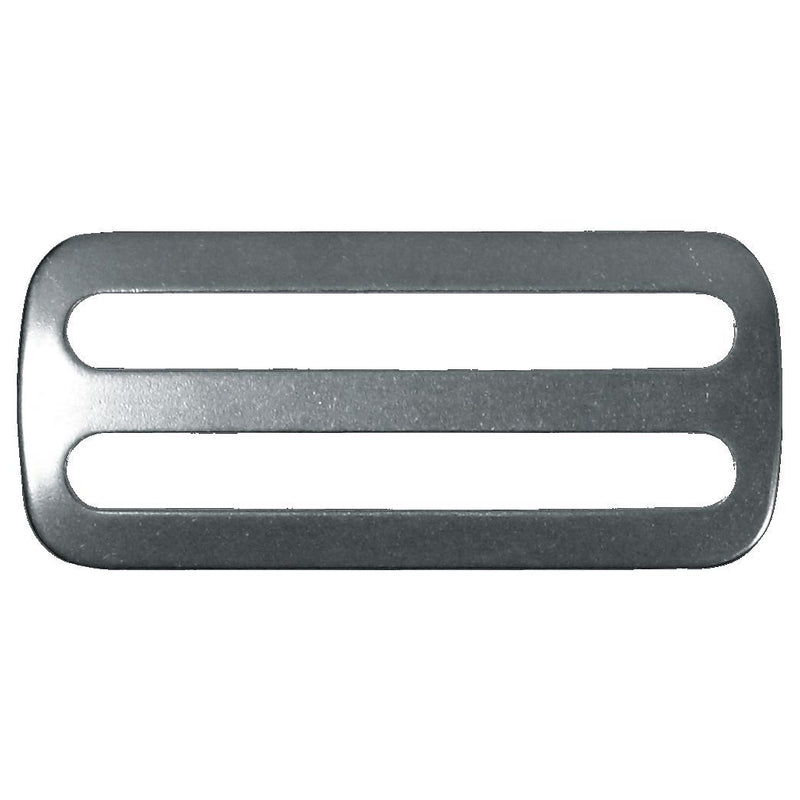 MAC Coltellerie adjustable friction plate with dual slots for variable rope diameter applications