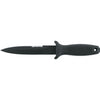 MAC Coltellerie PRA-2 diving knife with black handle and textured grip for underwater use