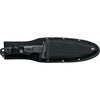 MAC Coltellerie SMD2 knife with black nylon sheath and belt attachment system