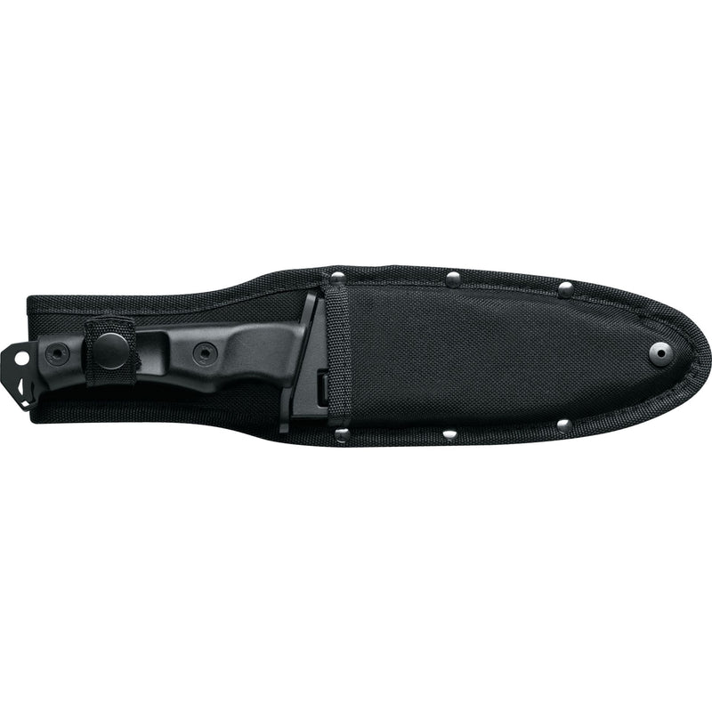 MAC Coltellerie SMD2 knife with black nylon sheath and belt attachment system