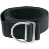MAC Coltellerie tactical belt with D-ring buckle, black nylon webbing construction