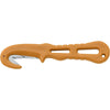 Orange safety cutter knife with ergonomic handle and retractable blade by MAC Coltellerie