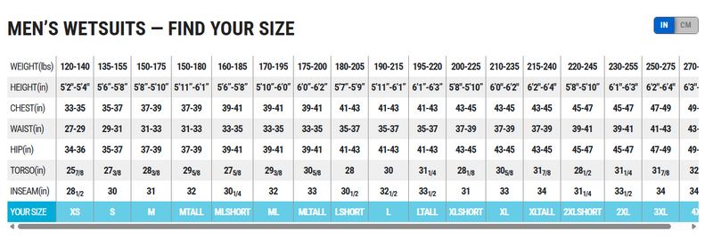 3/2mm Revel Full Wetsuit, Lightweight Thermal Suit for Diving and Snorkeling