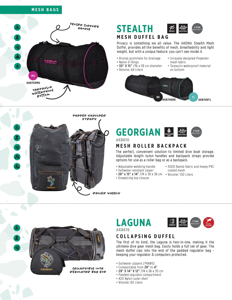 Georgian Mesh Roller Backpack