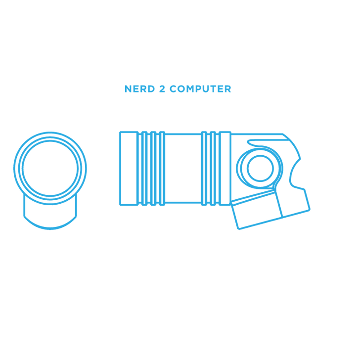 Shearwater NERD 2 Dive Computer – In-Line Hose Mount Setup