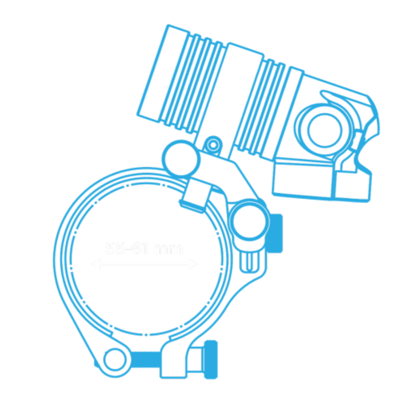 Shearwater NERD 2 Dive Computer – CCR Mount with Cable Routing