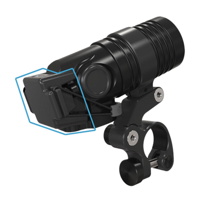 Shearwater NERD 2 Dive Computer – Charging with Bungee Clip Mount Attached