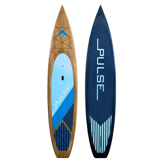 The Tahiti 12'6" – Touring Inflatable SUP with Wood-Grain Finish