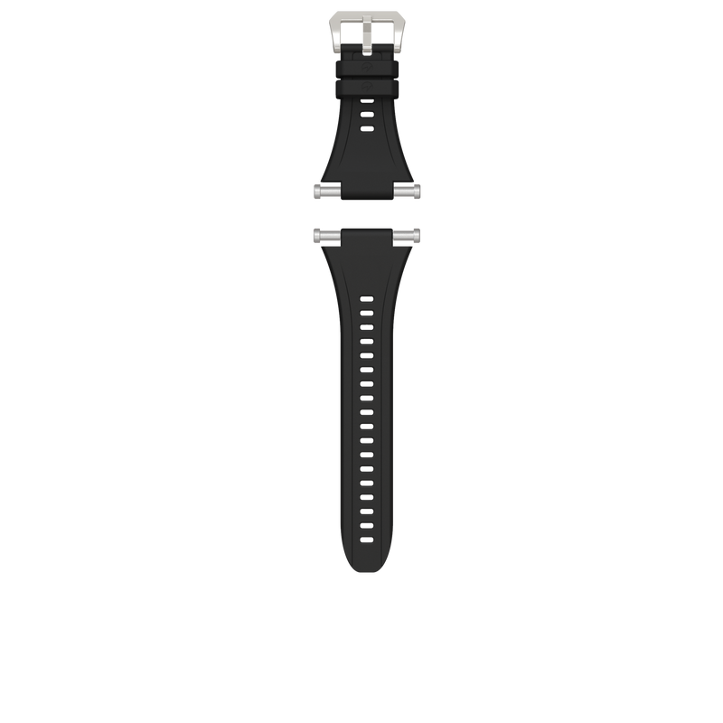 Shearwater PTX 170mm Black Dive Strap – Durable Rubber Wristband