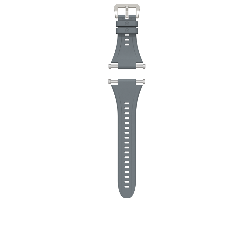 Shearwater PTX 170mm Grey Dive Strap – Durable and Flexible Rubber Wristband