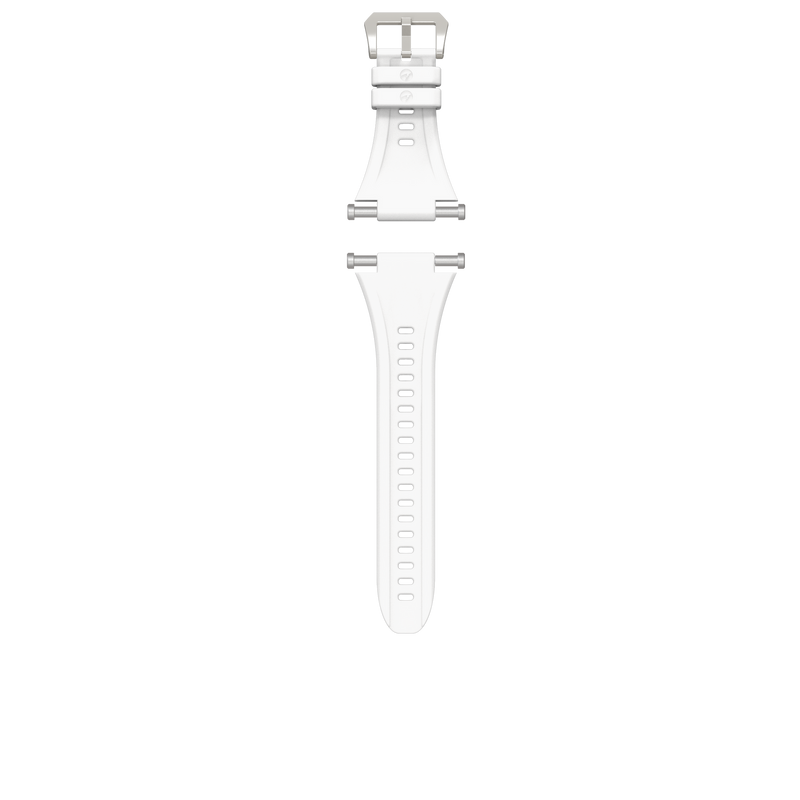 Shearwater PTX 170mm White Dive Strap – Flexible Rubber Wristband