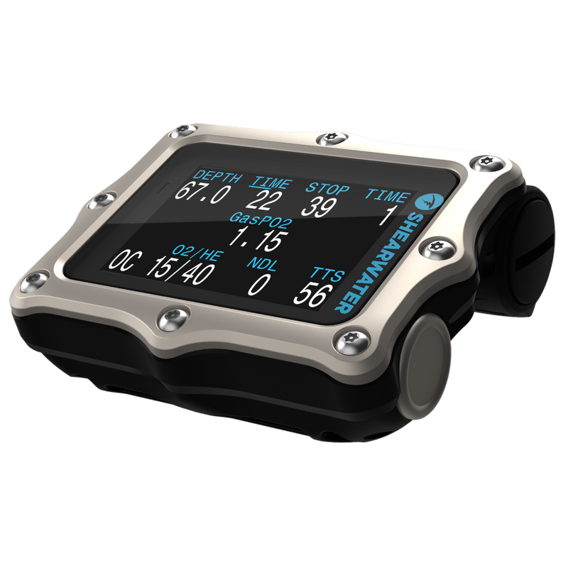 Shearwater Perdix 2 Dive Computer – Silver Bezel Product View