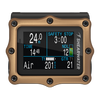 Shearwater Perdix 2 Dive Computer – Bronze Bezel Front View