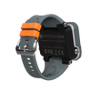 Shearwater Peregrine Dive Computer – Rear Perspective with Short Orange Loop Strap