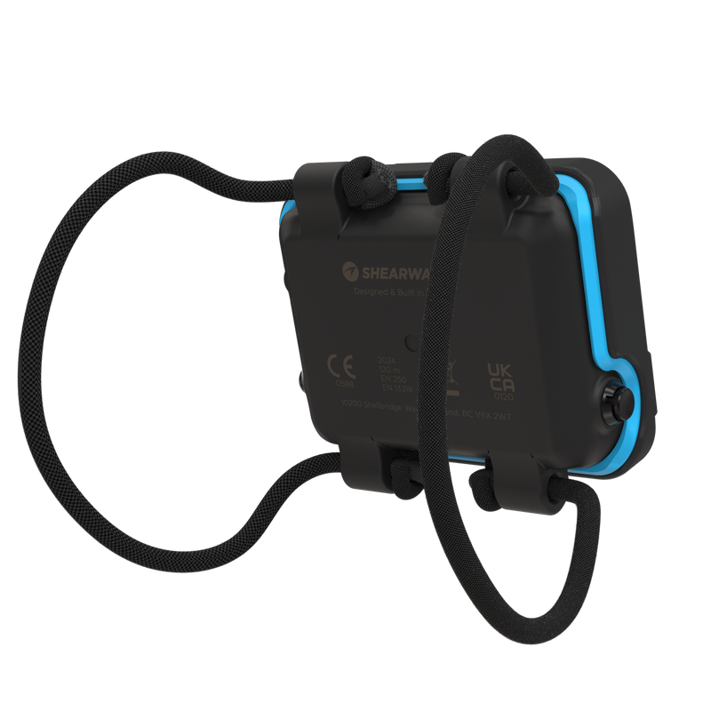 Shearwater Peregrine Dive Computer – Rear Perspective with Shock Cord Mount