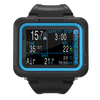 Shearwater Peregrine Dive Computer – Front View Displaying Air Safety Stop at 15.7m