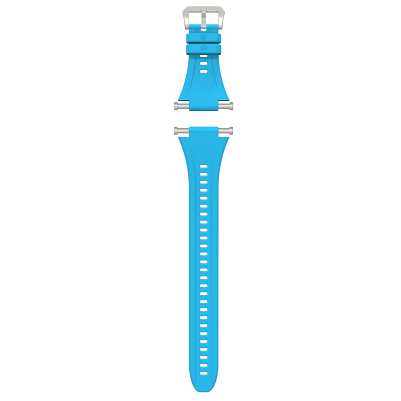 Shearwater Peregrine Ocean Blue Long Straps with Lug Screws – Dive Computer Wristband Setup