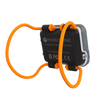 Shearwater Peregrine Dive Computer – Rear Perspective with Short Orange Shock Cord