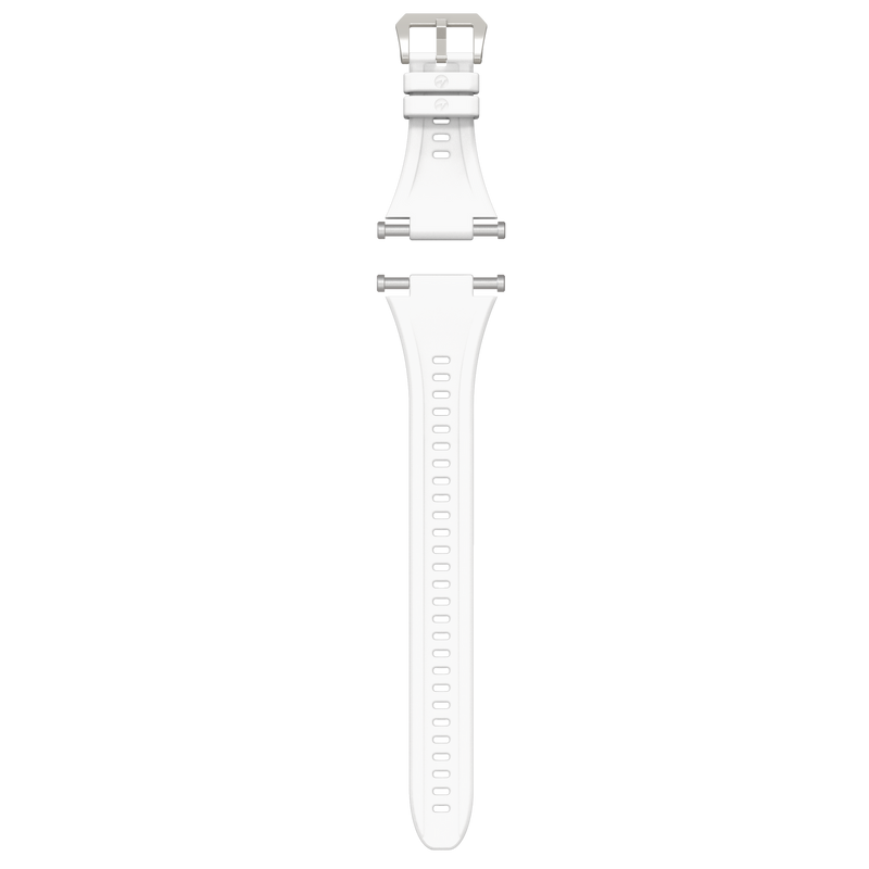 Shearwater Peregrine White Long Straps with Lug Screws – Dive Computer Wristband Setup