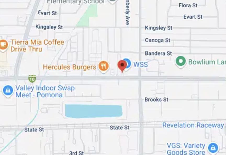 Map showing our store location
