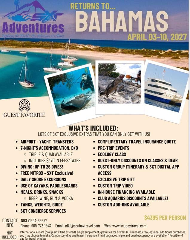 Bahamas | April 03 – 10, 2027