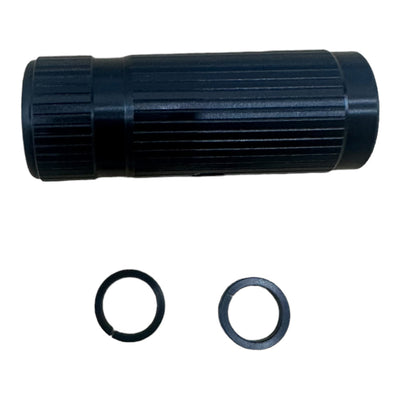 Diver Wearing Shearwater Dive Computer and Gear Underwater at Coral Reef