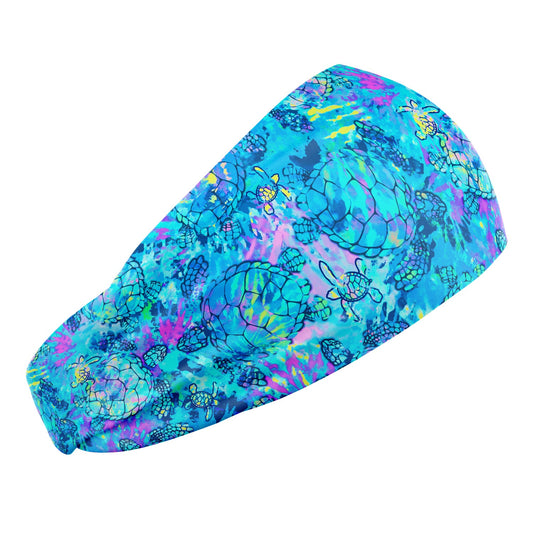 Eco-friendly Turtle Tie Dye Scuba Headband