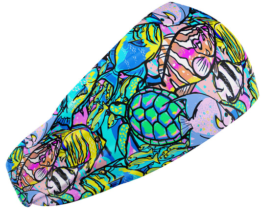 Eco-Friendly Neon Fish Frenzy Scuba Headband