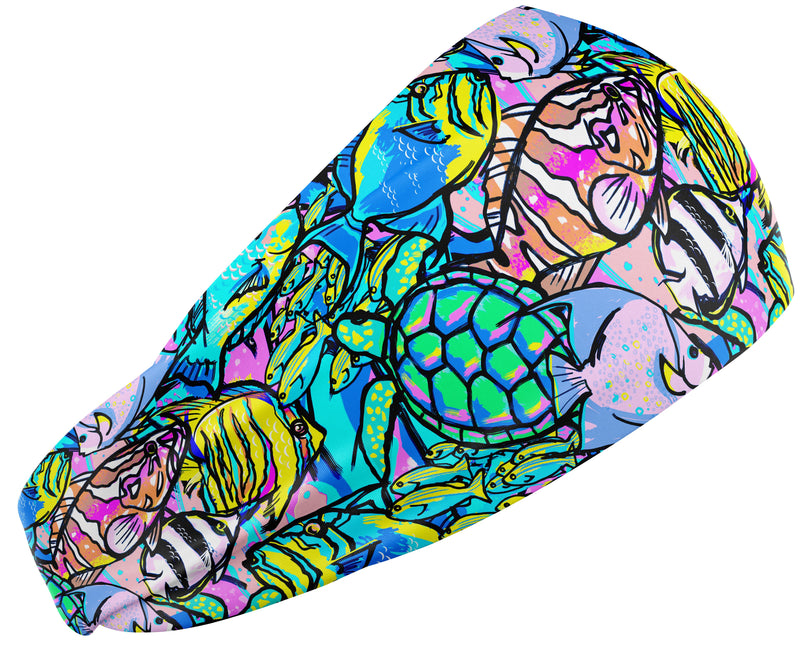 Eco-Friendly Neon Fish Frenzy Scuba Headband