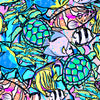 Zip-Up Neon Fish Frenzy