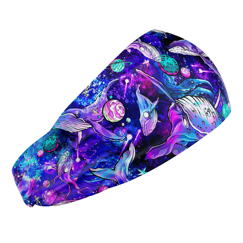 Eco-friendly Cosmic Whale Scuba Headband