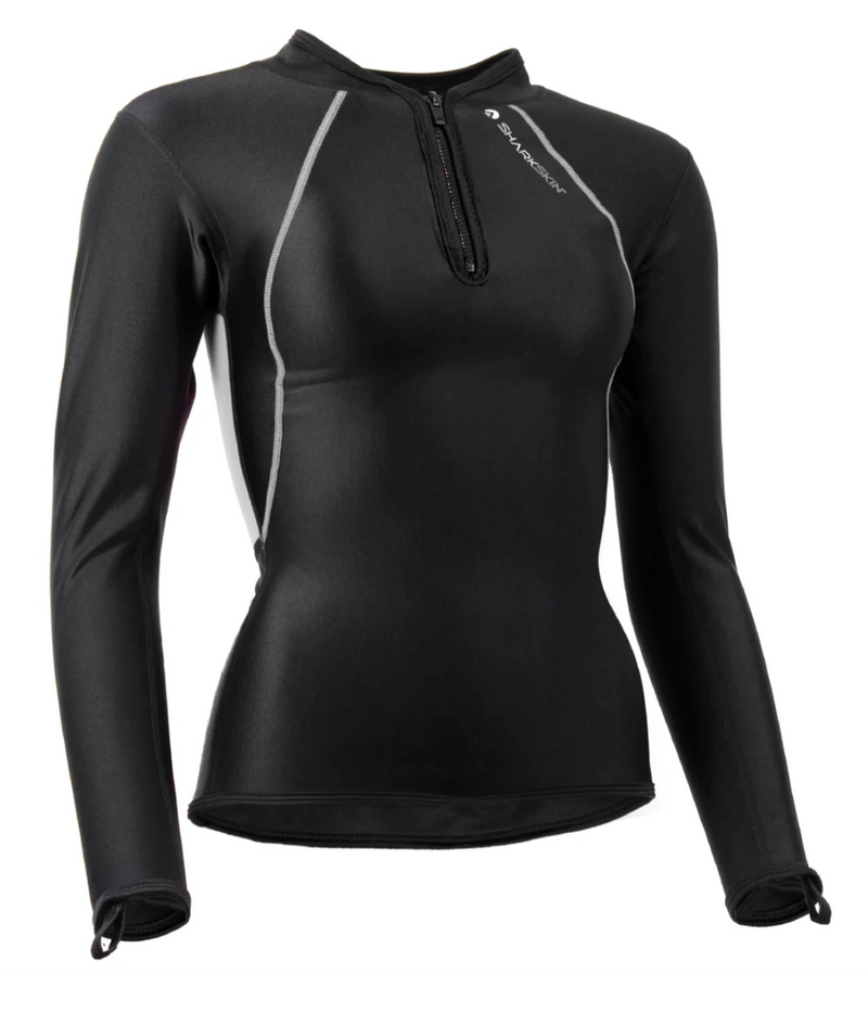 Sharkskin Chillproof Long Sleeve Chest Zip Top (Women's)