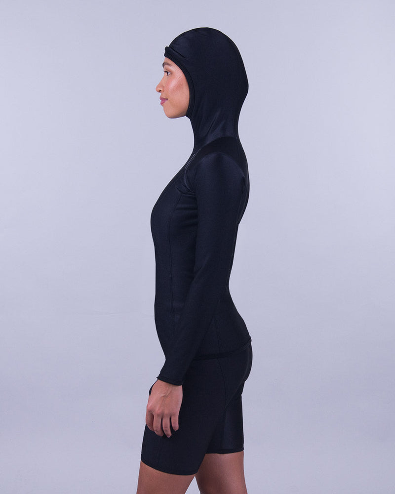 Sharkskin Chillproof Long Sleeve with Hood (Women's)
