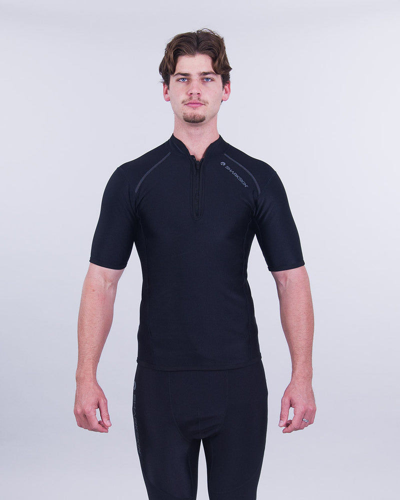 Sharkskin Chillproof Short Sleeve Chest Zip (Men's)