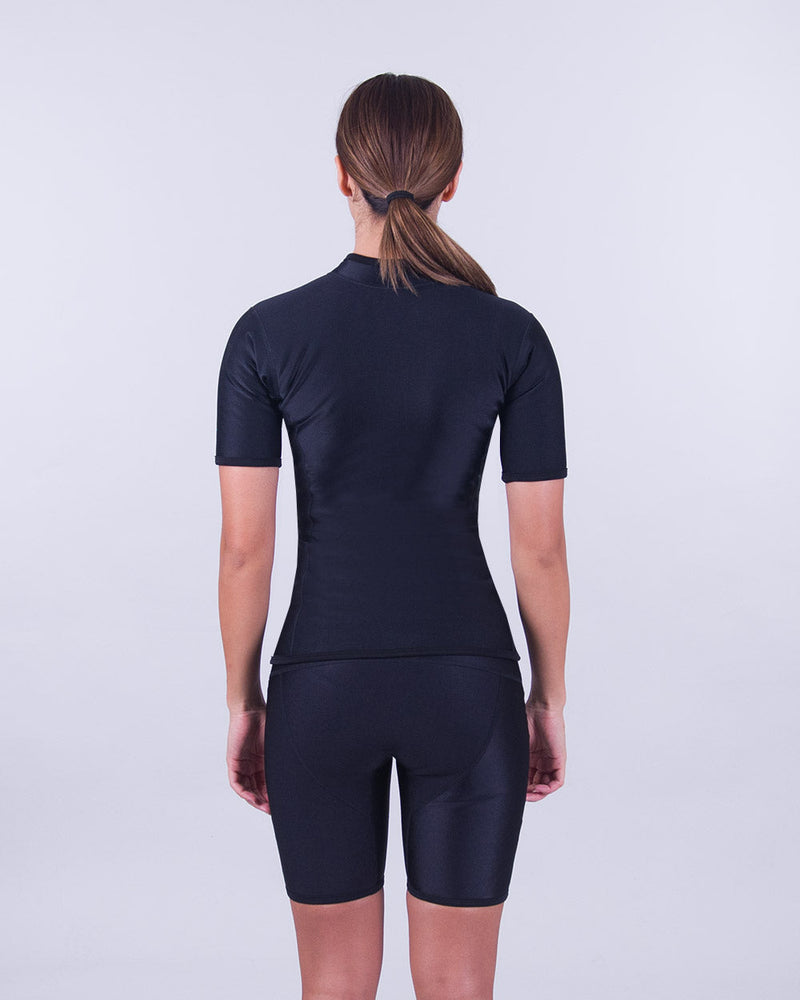 Sharkskin Chillproof Short Sleeve Chest Zip (Women's)