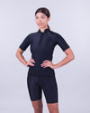Sharkskin Chillproof Short Sleeve Chest Zip (Women's)