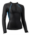 Sharkskin Chillproof Long Sleeve Chest Zip Top (Women's)