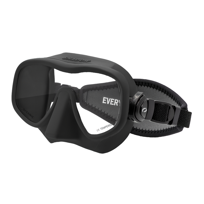 Oceanic Shadow Mask with Neo Strap – Frameless Dive Mask Product Photo