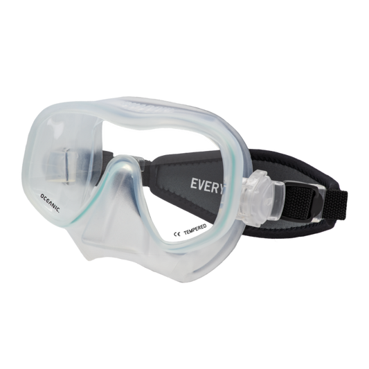 Oceanic Shadow Mask with Neo Strap – Frameless Dive Mask Product Photo