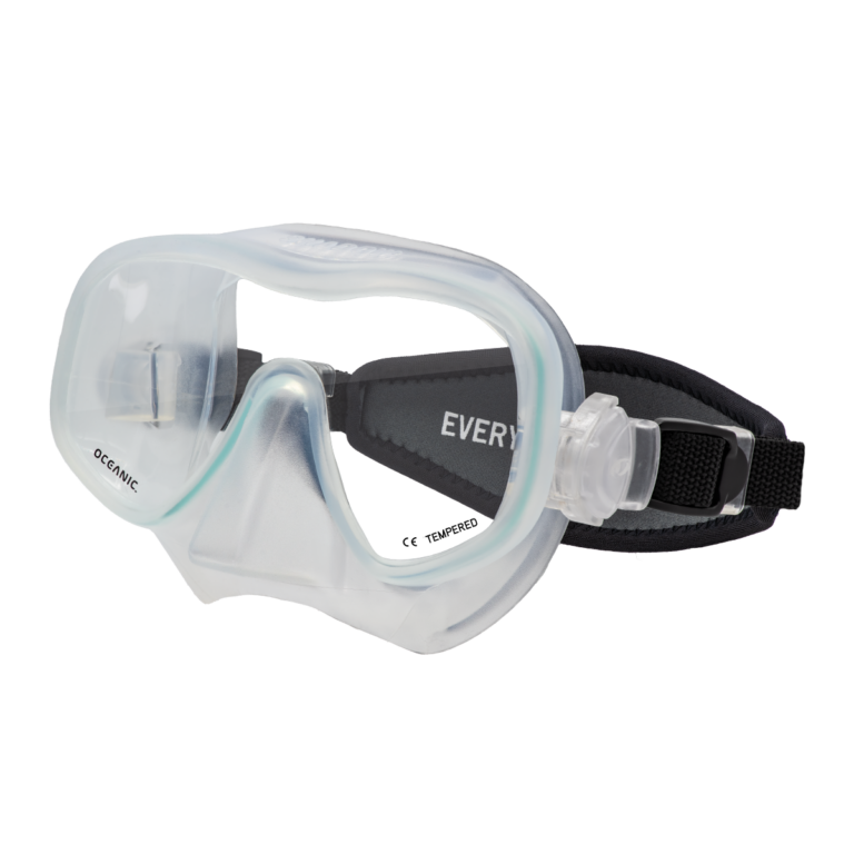 Oceanic Shadow Mask with Neo Strap – Frameless Dive Mask Product Photo