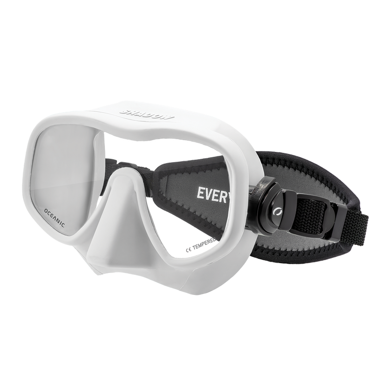 Oceanic Shadow Mask with Neo Strap – Frameless Dive Mask Product Photo
