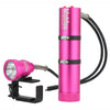 4000 Lumen Tech Light Side Mount EOD, High CRI Focused Beam for Sidemount Technical Divers
