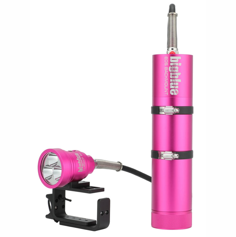 4000 Lumen Tech Light Backmount EOS, Narrow Beam Spotlight for Cave and Wreck Diving